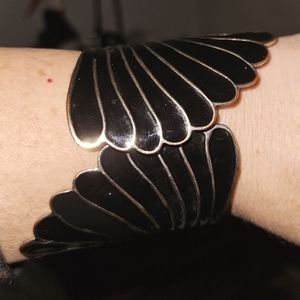 Vintage 80's hinged bracelet